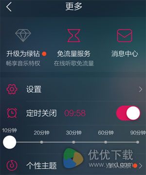 QQ音乐定时关闭