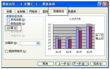 excel怎么将表格数据图形化6