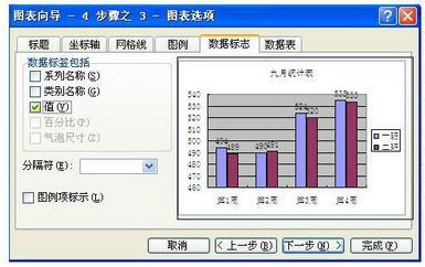 excel怎么将表格数据图形化8