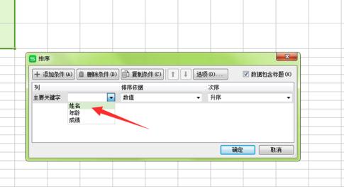 在wps表格中怎么设置按姓氏排序4