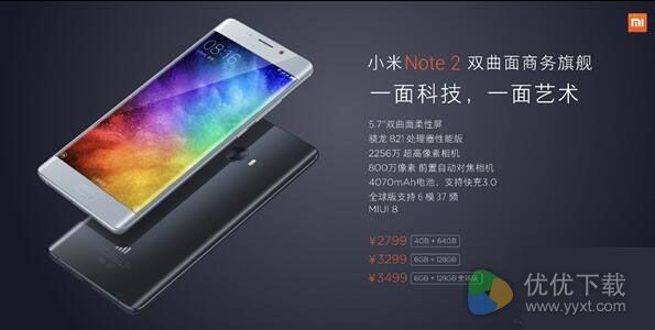 小米Note 2配置