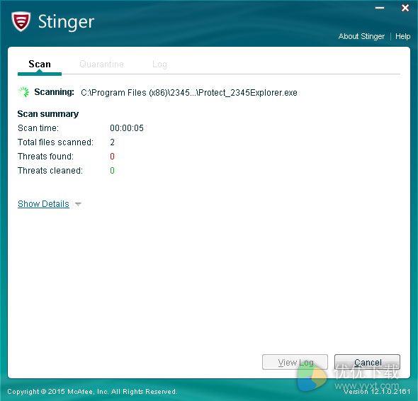 McAfee AVERT Stinger 绿色版