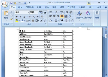 Word快捷键