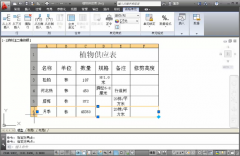 在cad工具中如何添加行和列