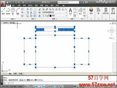 AutoCAD如何夹点镜像图形