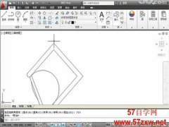 AutoCAD如何操作夹点旋转图形