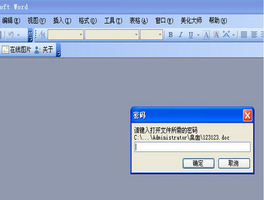 如何破解设置保护密码的Word 2003文档