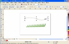 CorelDRAW的沿路径调和