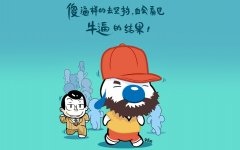 辛巴狗创意卡通桌面壁纸