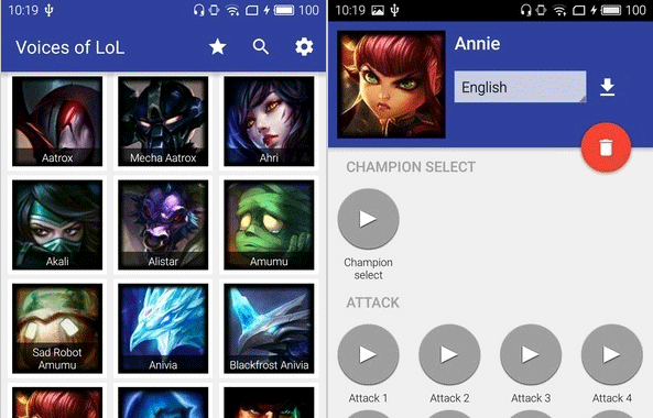 Voices of LoL测评：英雄联盟语音app