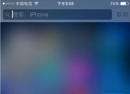 　　iPhone6怎么找应用 iPhone6快速搜索应用教程