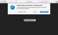 Safari 10浏览器将设置默认禁用Flash插件
