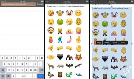 Unicode 9.0的到来:iOS设备上用上72个全新的emoji
