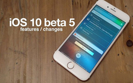 苹果发布iOS 10 beta5测试版:总体未变部分功能优化