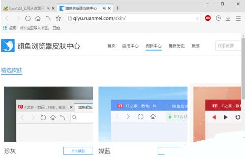 旗鱼浏览器怎么更换皮肤4